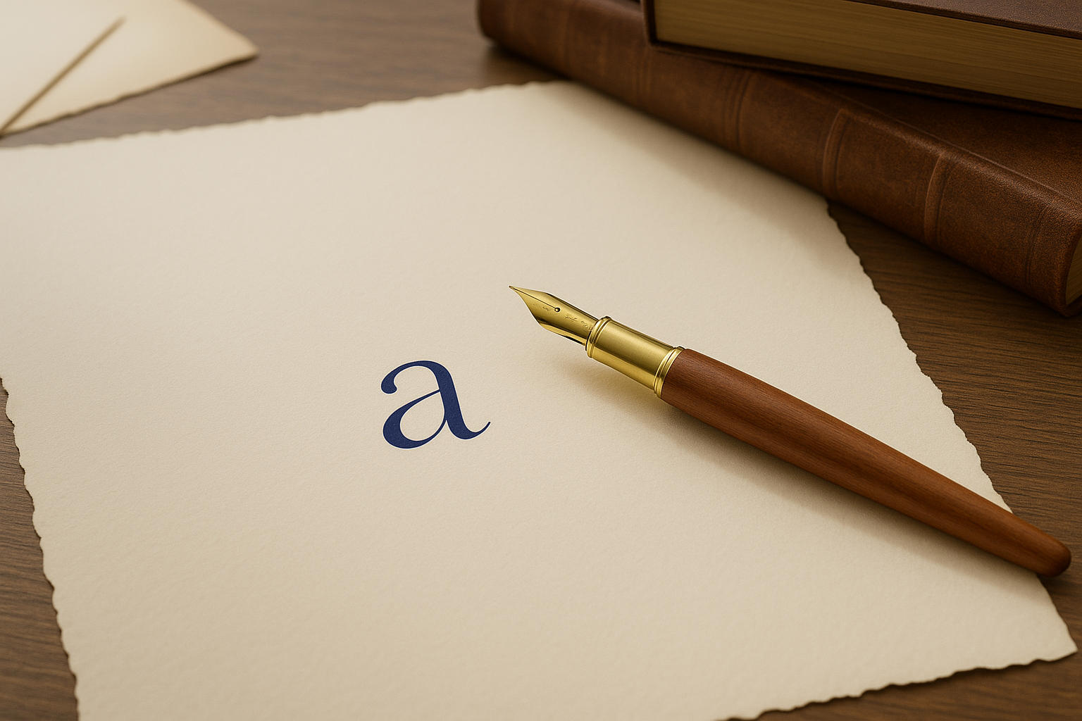 Writing pen and paper